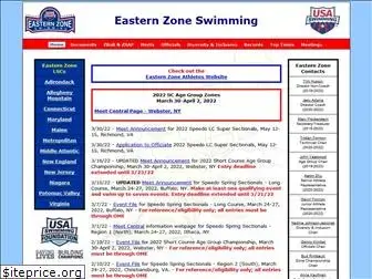 easternzoneswimming.org