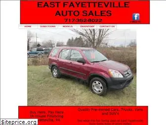 eastfayettevilleautosales.com