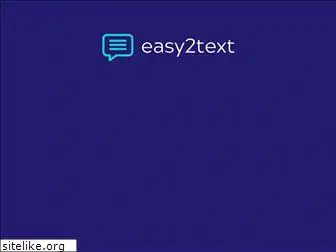 easy2text.com