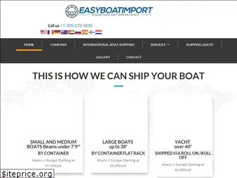 easyboatimport.com