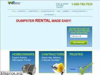 easydumpsterrental.com