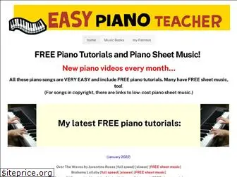 easypianoteacher.com