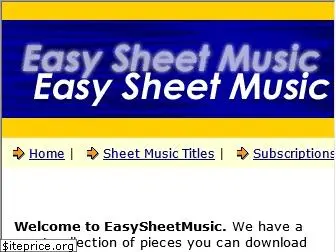 easysheetmusic.com