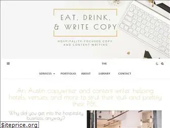 eatdrinkandwritecopy.com