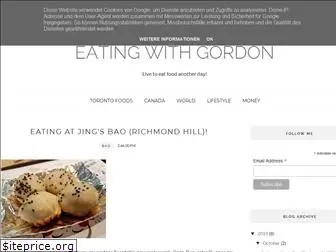 eatingwithgordon.com