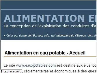 eauxpotables.com