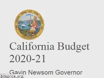 ebudget.ca.gov