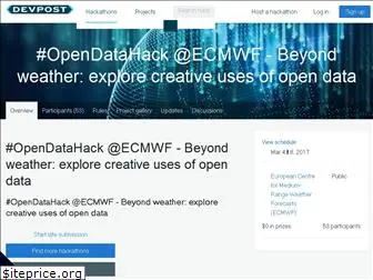 ecmwf-opendatahack.devpost.com