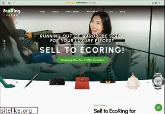 EcoRing Singapore Pte.Ltd - We buy second hand goods in all conditions.