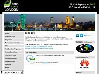 ecoc2013.org