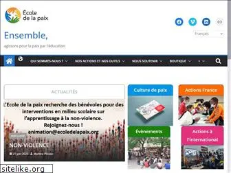 ecoledelapaix.org