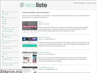 ecoliste.fr