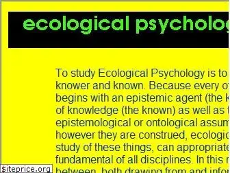 ecologicalpsychology.com
