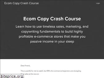 ecomcopycrashcourse.com