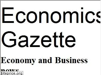 economicsgazette.com