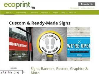 ecoprintsigns.com