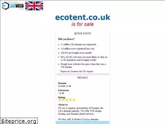 ecotent.co.uk