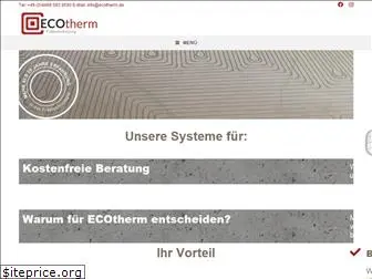 ecotherm.de