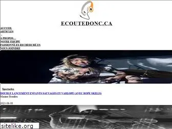 ecoutedonc.ca