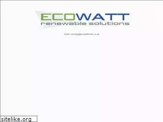 ecowattsolar.co.uk