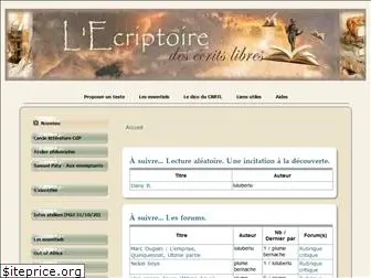 ecriptoire.org