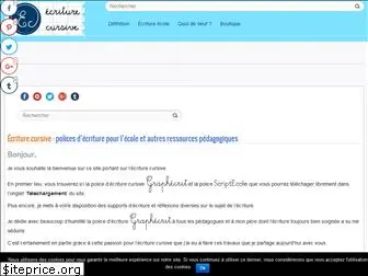 ecriture-cursive.com