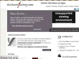 ecriturefactory.com