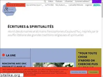 ecrituresetspiritualites.fr