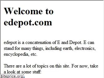 edepot.com