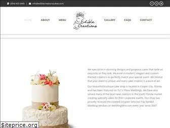 ediblecreationscakes.com