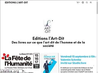 editions-lart-dit.fr