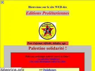 editions-proletariennes.fr