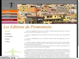 editionsdupromontoire.com