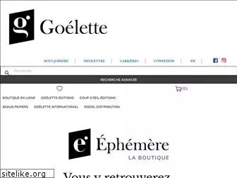 editionsgoelette.com