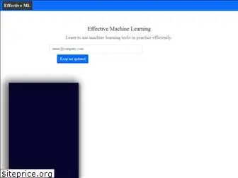 effectivemachinelearning.com