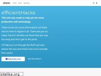 efficienthacks.com thumbnail