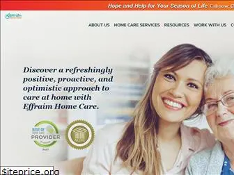 effraimhomecare.com