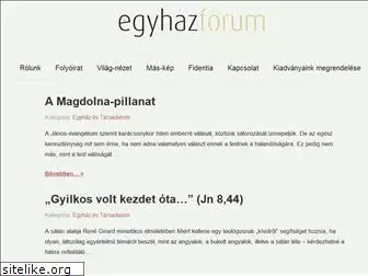 egyhazforum.hu