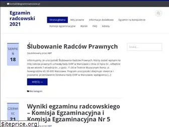 www.egzaminradcowski.pl