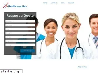 ehealthcarelists.com