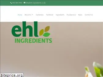 ehl-ingredients.co.uk