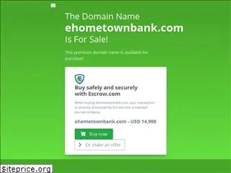 ehometownbank.com