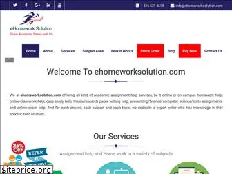 ehomeworksolution.com