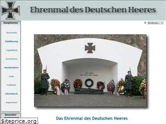 ehrenmal-heer.de