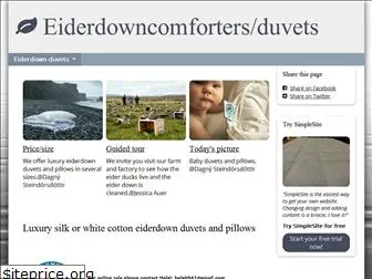 eiderdowncomforters.com