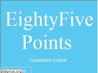 eightyfivepoints.blogspot.com