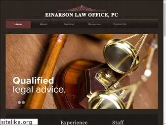 einarsonlawoffice.com