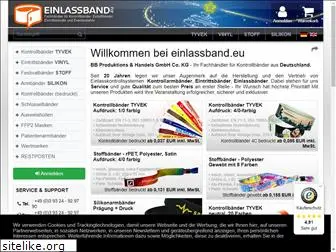 einlassband.eu