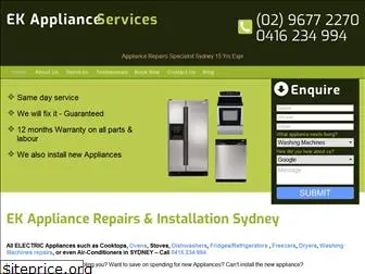 ekapplianceservices.com.au