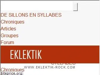 eklektik-rock.com
